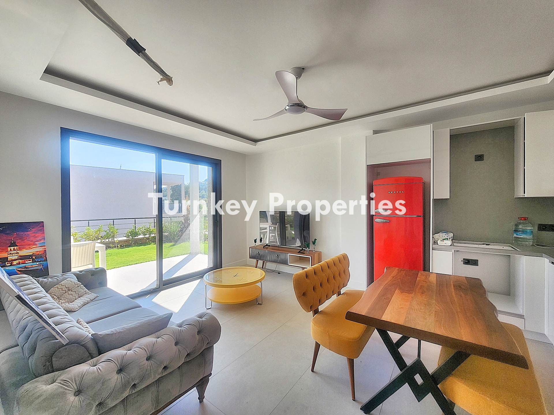 Acropol City Bodrum Merkez Satılık 3+1 Bahçe Katı Havuzlu Daire